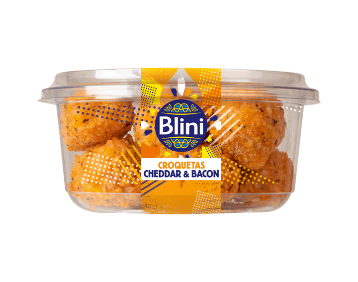 Croquetas Cheddar & Bacon 120g