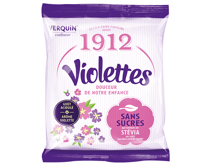 Mini Violettes Sans Sucres 100g
