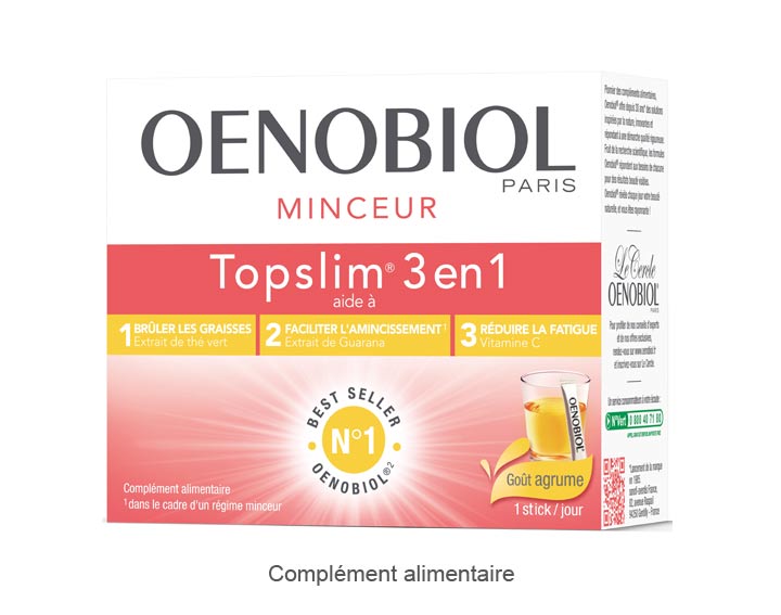 Oenobiol Topslim® 3 en 1
Goût agrume