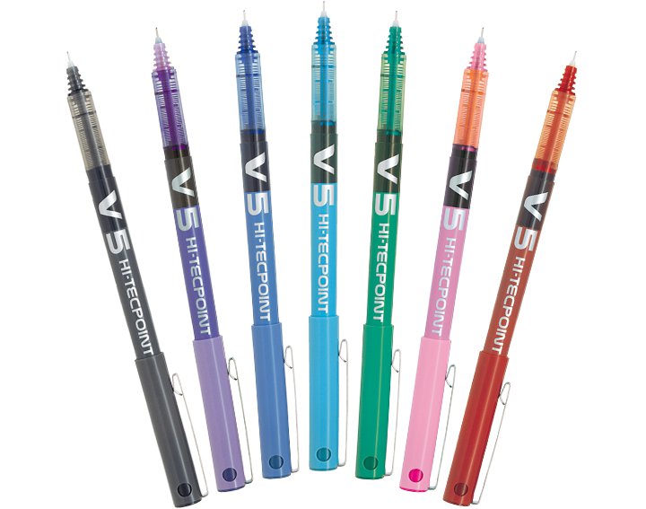 Éventail de stylos V5