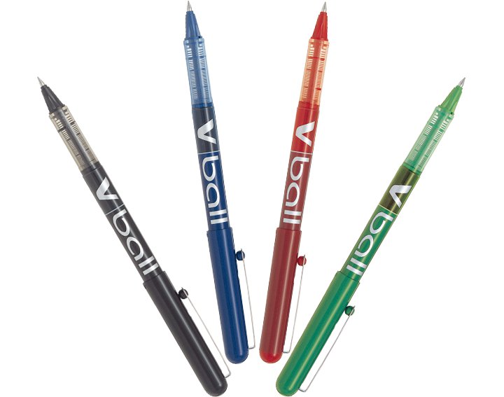 Éventail de stylos V-Ball