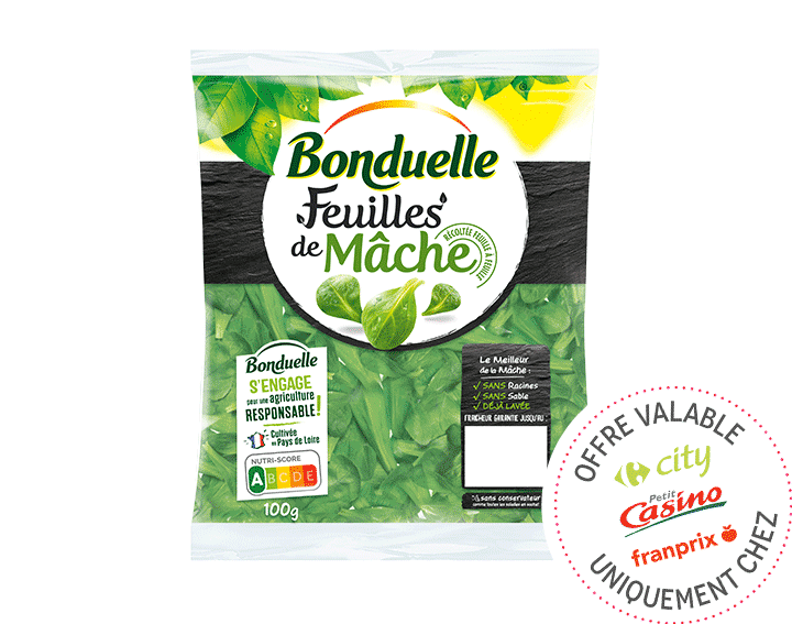 Feuilles de Mâche 100g