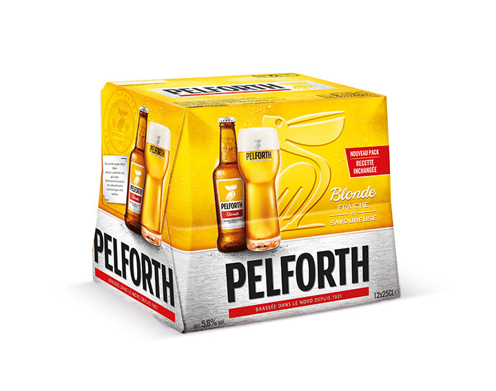 Pack de 12x25cl Pelforth Blonde