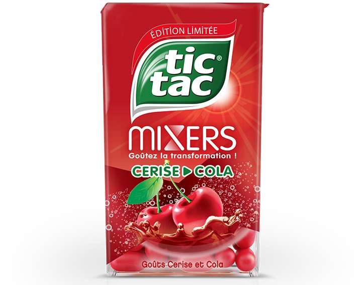 Tic Tac Mixers goûts Cerise et Cola