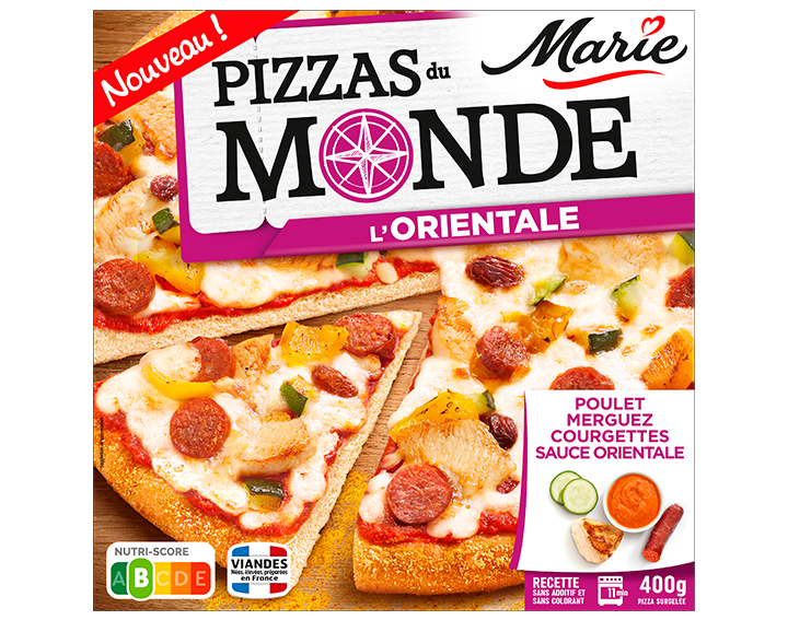 Pizzas du Monde Orientale