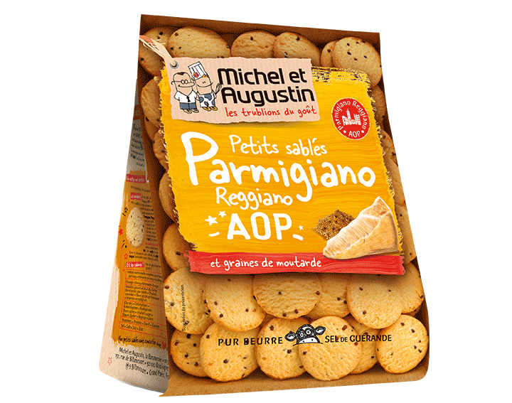 Sablés apéritif Parmigiano Reggiano 120g