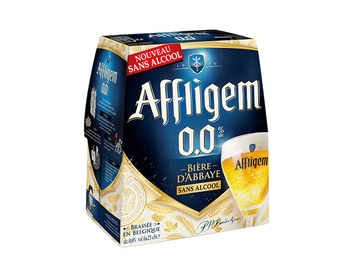 Affligem 0.0 bière abbaye sans alcool 6x25cl