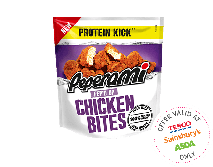Pep'd Up Chicken Bites 50g