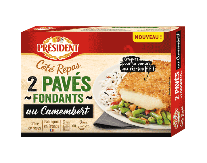 Pavés fondants Camembert