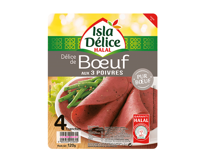 Délice de bœuf 3 poivres