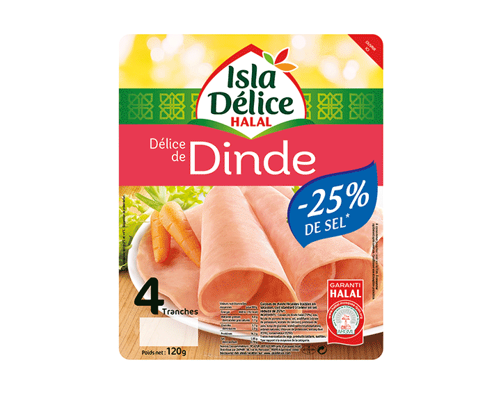 Délice de dinde -25% de sel