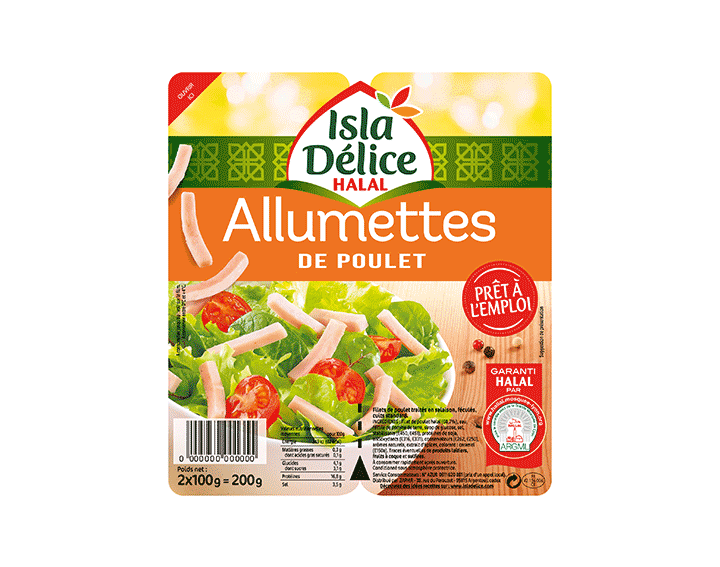 Allumettes de poulet nature