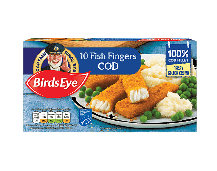 10 Cod Fish Fingers 280g