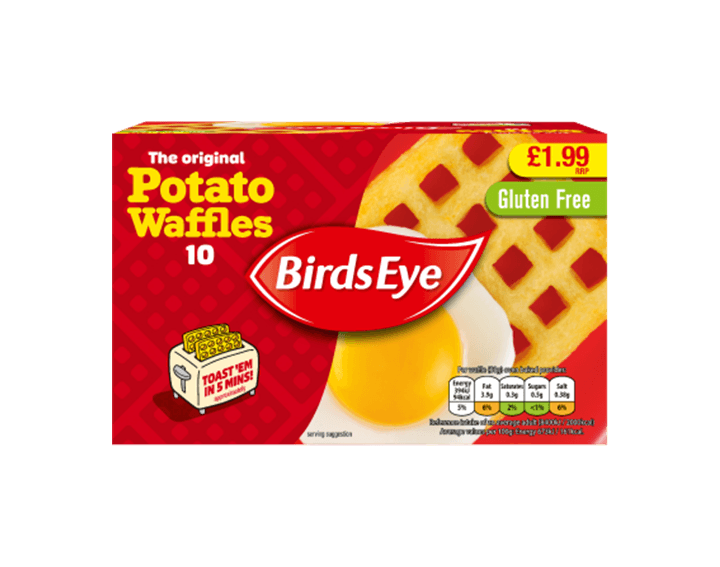 10 Potato Waffles 567g
