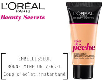 Teint de pêche
Embellisseur bonne mine universel
