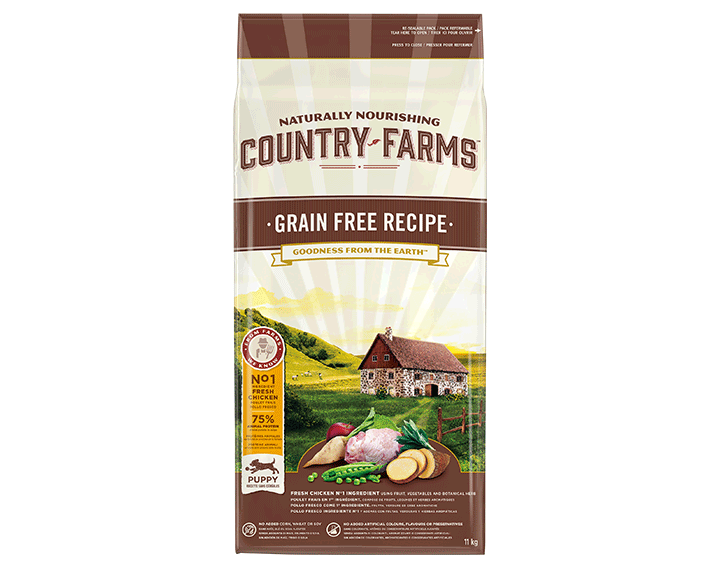 Chiot Sans Céréales Poulet 11 kg 