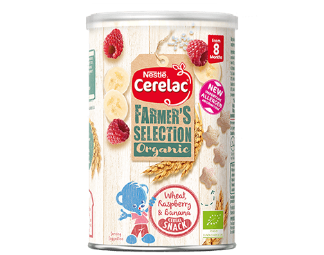 Raspberry & Banana Snacks 35g from 8 months