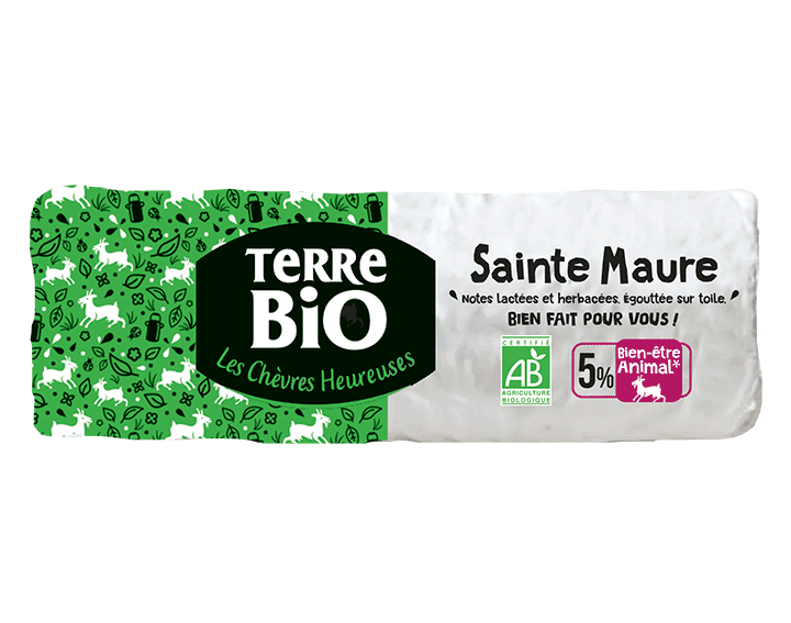 La première bûche Sainte Maure bio du rayon !