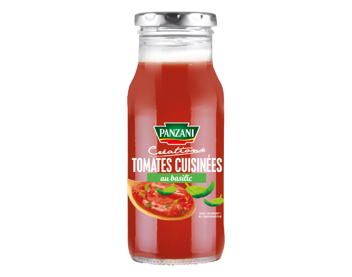 Panzani Créations Tomates Cuisinées au basilic