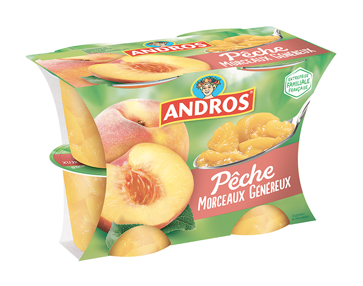Pêche Morceaux 4x100g
