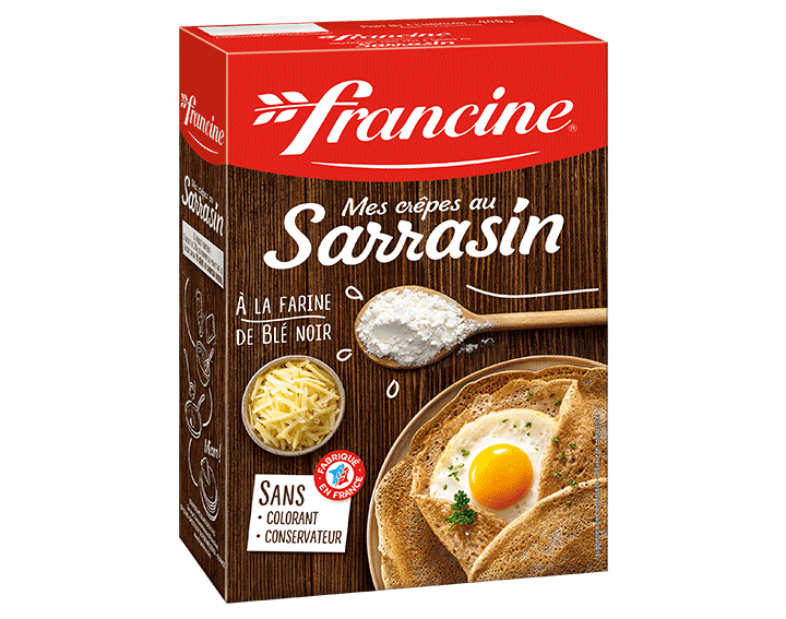 Mes crêpes au sarrasin Francine