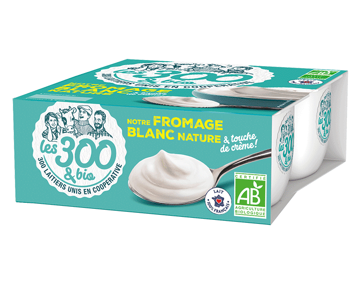 Notre fromage blanc Nature 4x100g