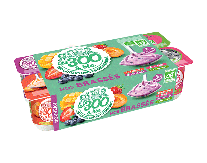 Nos yaourts aux fruits format familial 8x125g