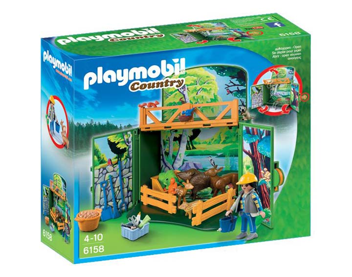 Coffre "Enclos des animaux de la forêt avec soigneur"