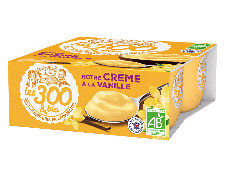 Notre crème dessert vanille 4x95g 