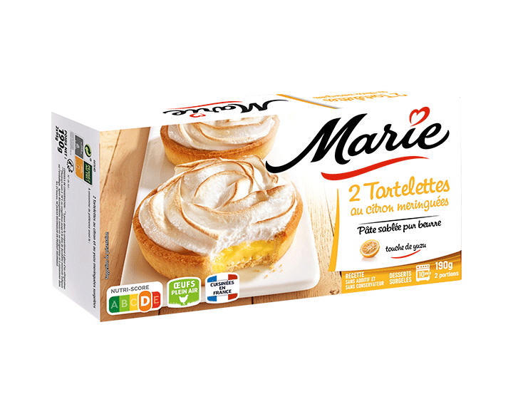 Les Tartelettes Citron Yuzu Meringuées 190g