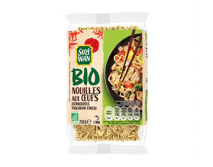Nouilles aux Oeufs Suzi Wan® BIO 250g