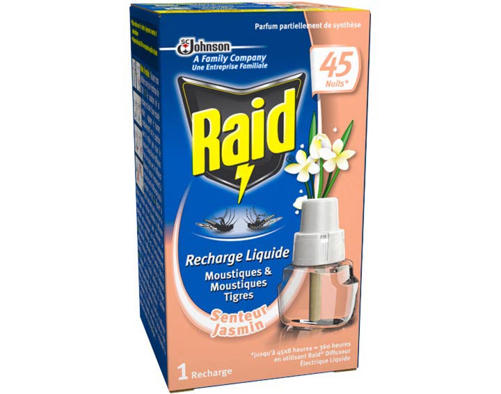 Raid® Recharge électrique liquide 45 nuits Jasmin 