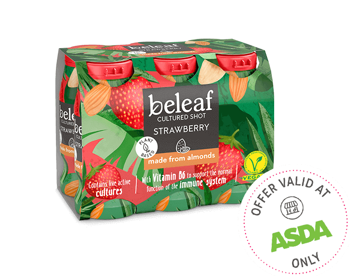 Strawberry Cultured Shots 6x65ml
