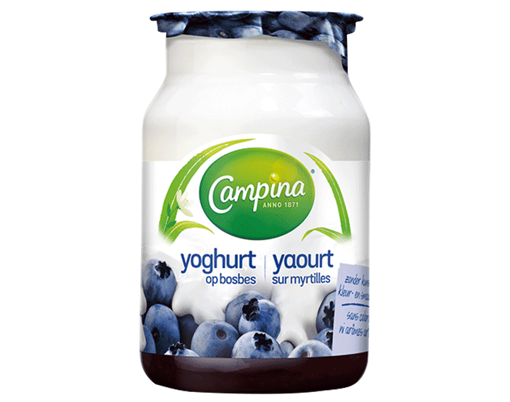 Yoghurt op Bosbes