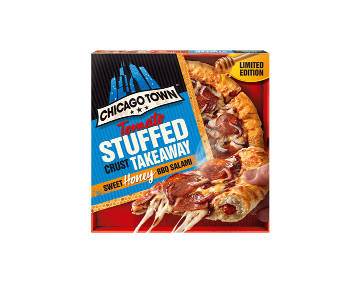 Sweet honey BBQ salami pizza 635g