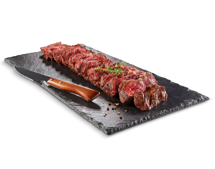 Exemple de viande à partager hors menu : Faux Filet 500g