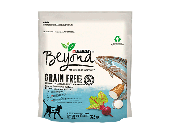 Recette sans céréales, Riche en Saumon - 325g