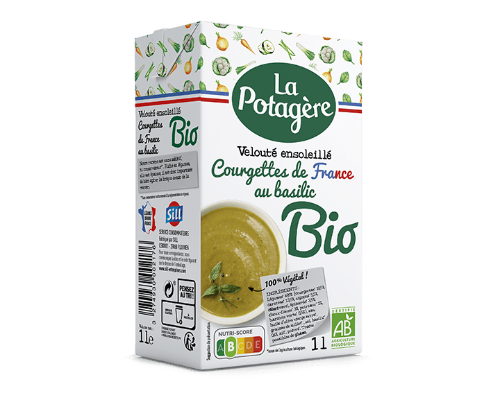 Velouté Courgettes de France au basilic