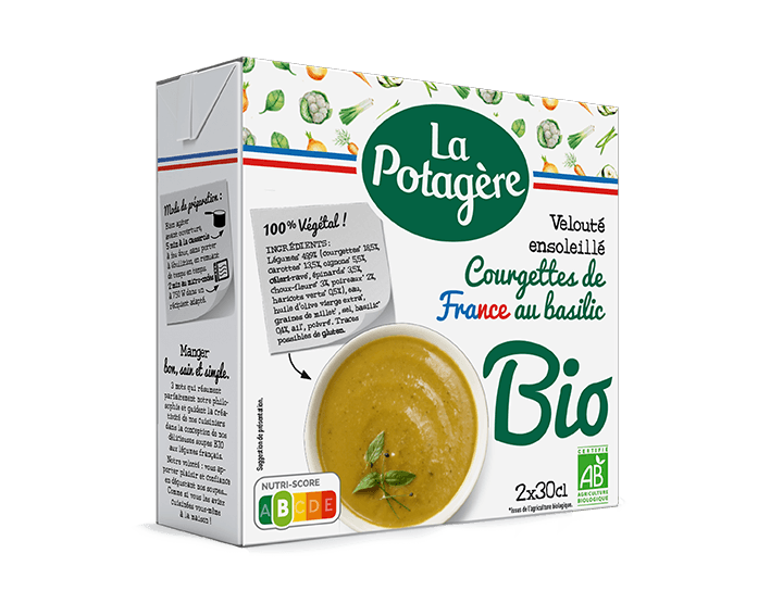 Velouté Courgettes de France au Basilic