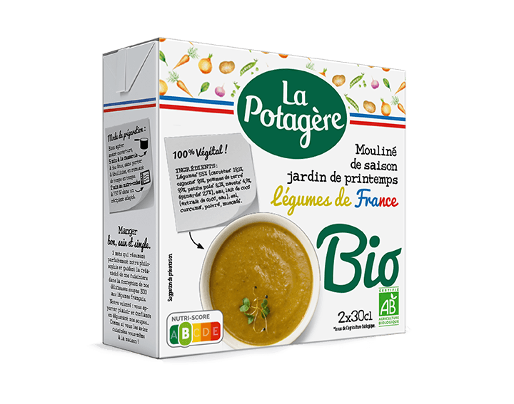 Mouliné de Saison Jardin de Printemps Légumes de France