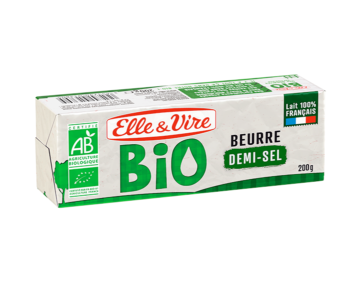 Elle & Vire Beurre Bio Demi-Sel 200g