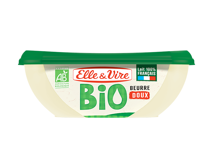 Elle & Vire Beurre Bio Doux Barquette 250g