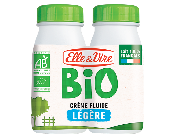 Elle & Vire Bio Crème UHT Fluide légère 