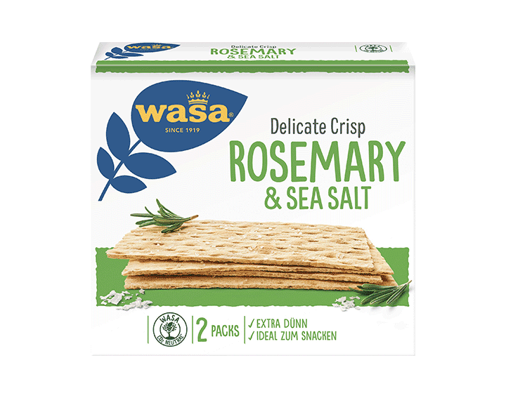 Delicate Crisp Rosemary & Sea Salt 190g