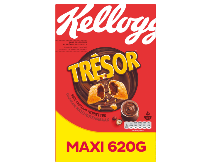 Trésor goût Chocolat Noisettes 620g