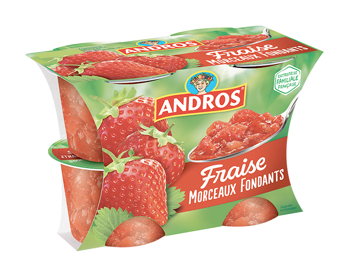 Fraise Morceaux 4x100g