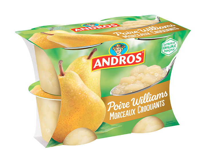 Poire Williams Morceaux 4x100g