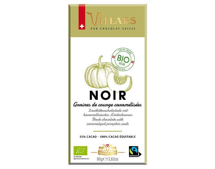Noir Graines de Courge caramélisées BIO 80g