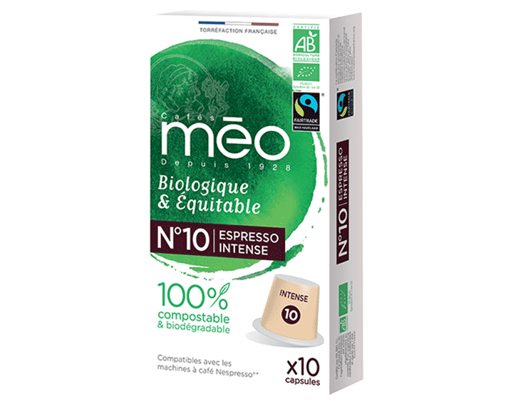 Capsule compostable Bio Équitable Intense 