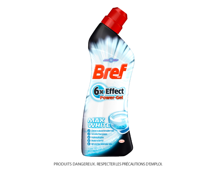 Bref WC 6x Effect Power Gel Max White 750ml